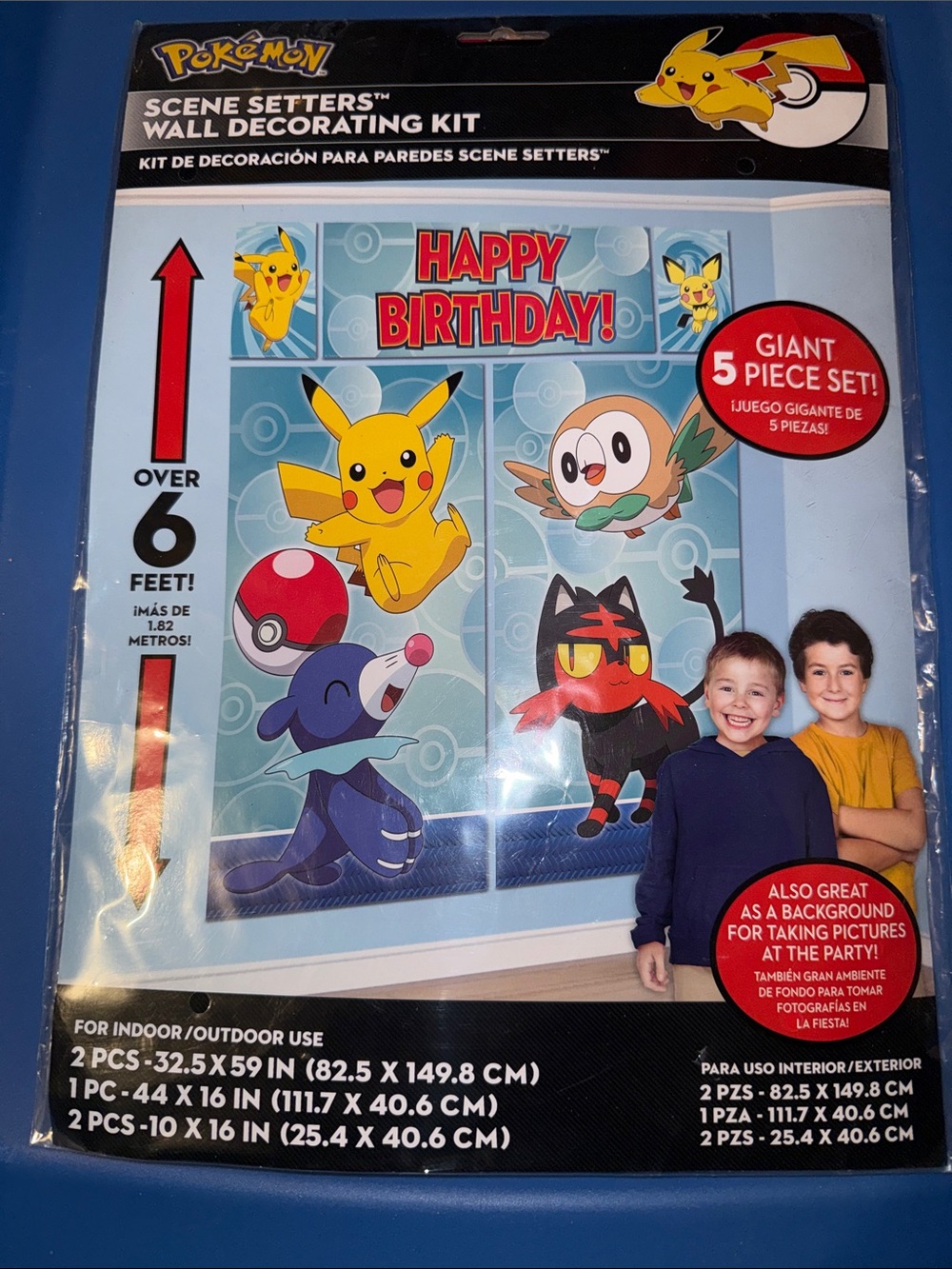🏖️10 items for $20☀️ Pokémon Birthday Wall sign and character Decorations|